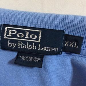 men light blue polo size 2xL